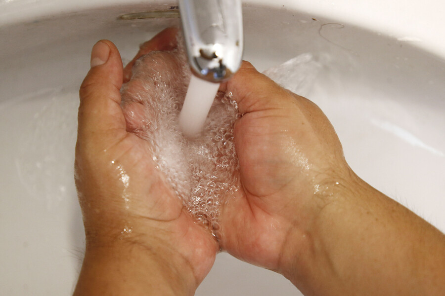 Agua de la llave. Niveles de sedimentación en el agua