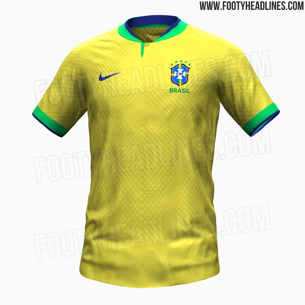 Camiseta Brasil 2022  Equipación Selección Brasileña Qatar 2022