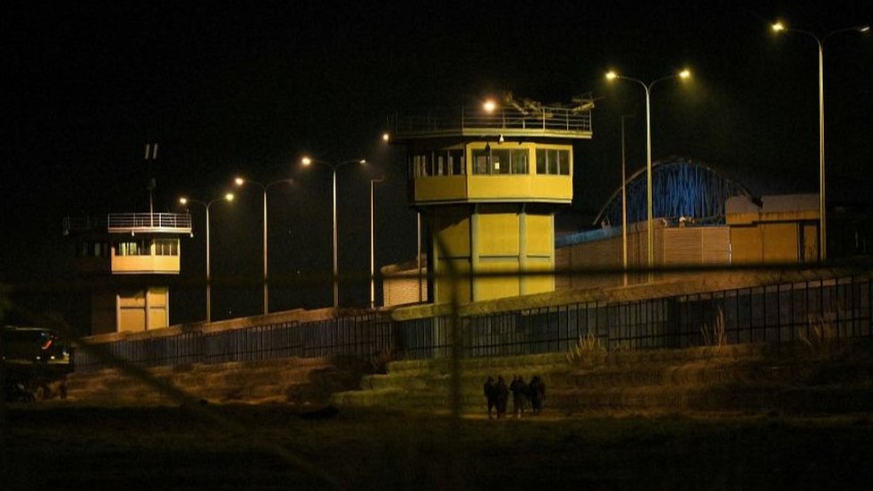 La prisión de Cotopaxi prison in Latacunga, este lunes.