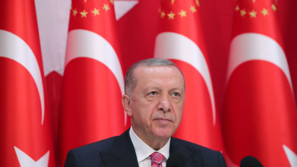 Presidente turco Erdogan