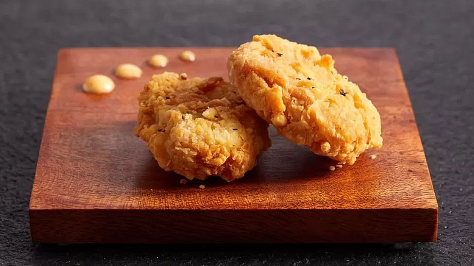 Nuggets de pollo cultivado