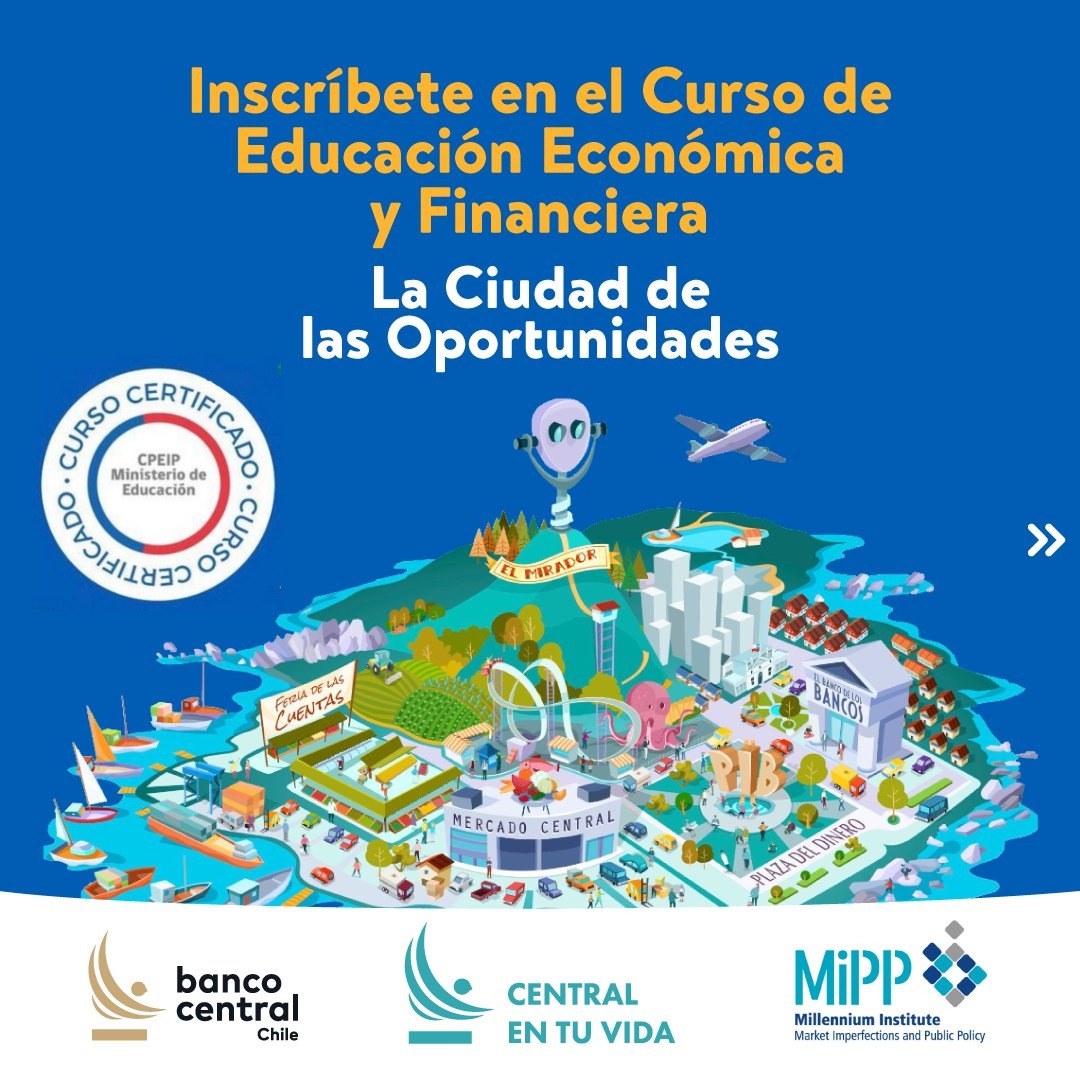 Afiche del curso “La ciudad de las oportunidades”