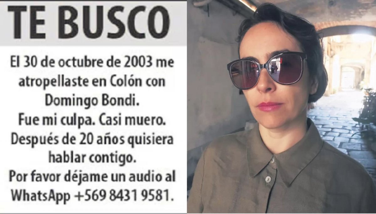 Fue mi culpa, casi muero": mujer busca a hombre que la atropelló hace 20  años | 24horas