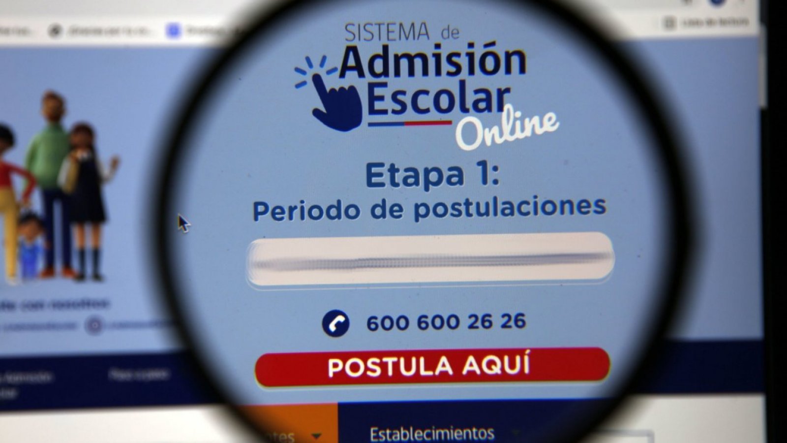 Sistema de admisión escolar nuevo plazo de postulación