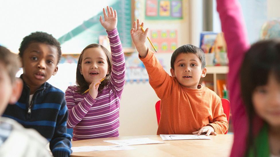 Niños en clase