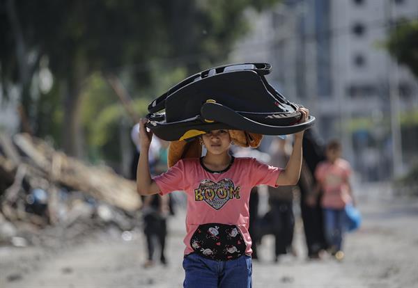 Niño en Gaza