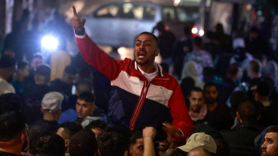 protesta en Ramala