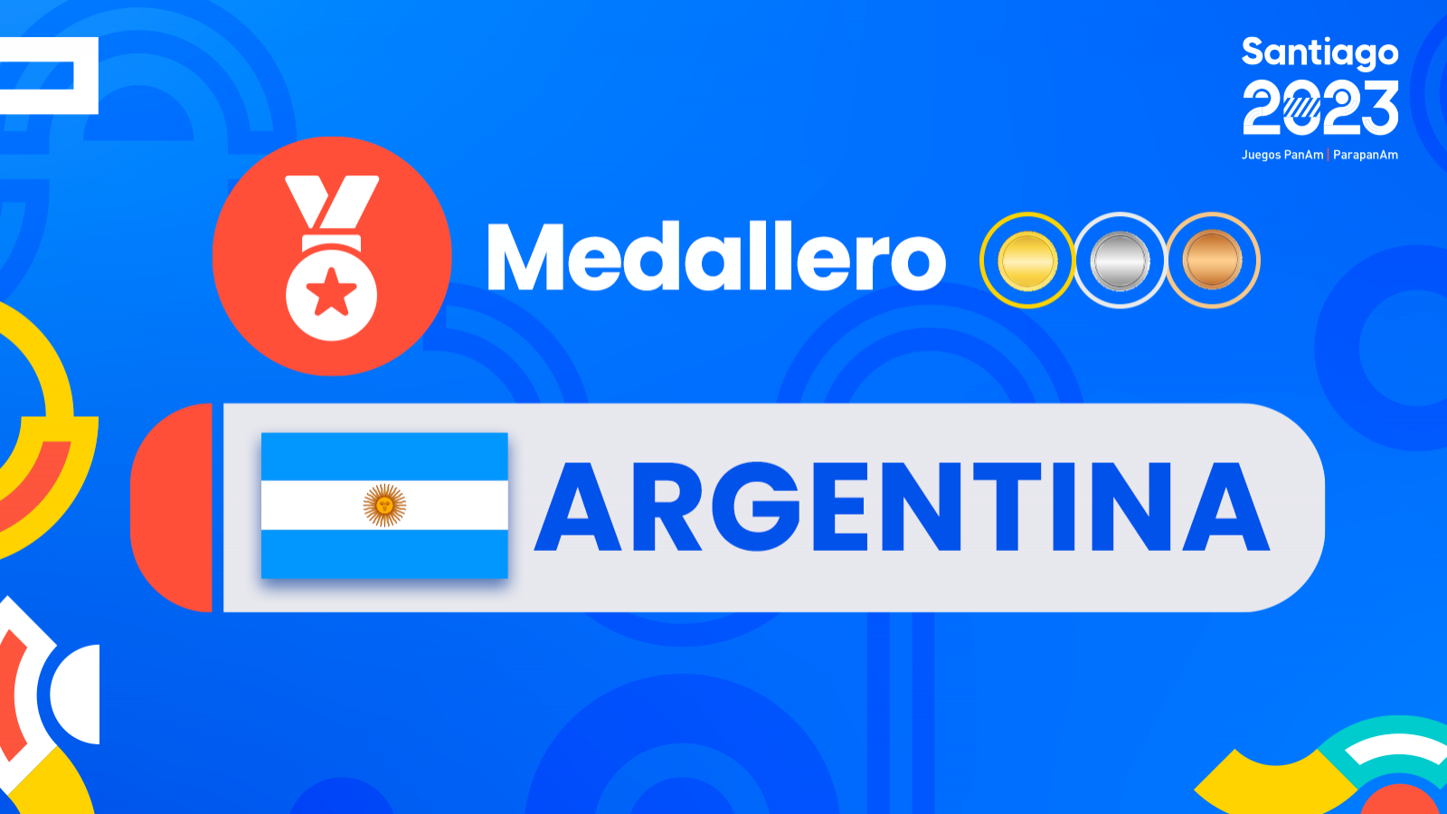 Medallero de Argentina Panamericanos 2023 EN VIVO 24horas