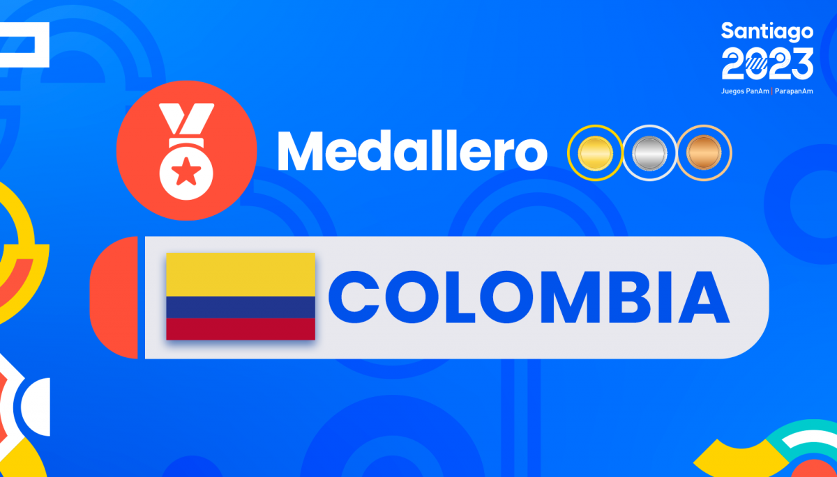 Medallero de Colombia Panamericanos 2023 EN VIVO 24horas