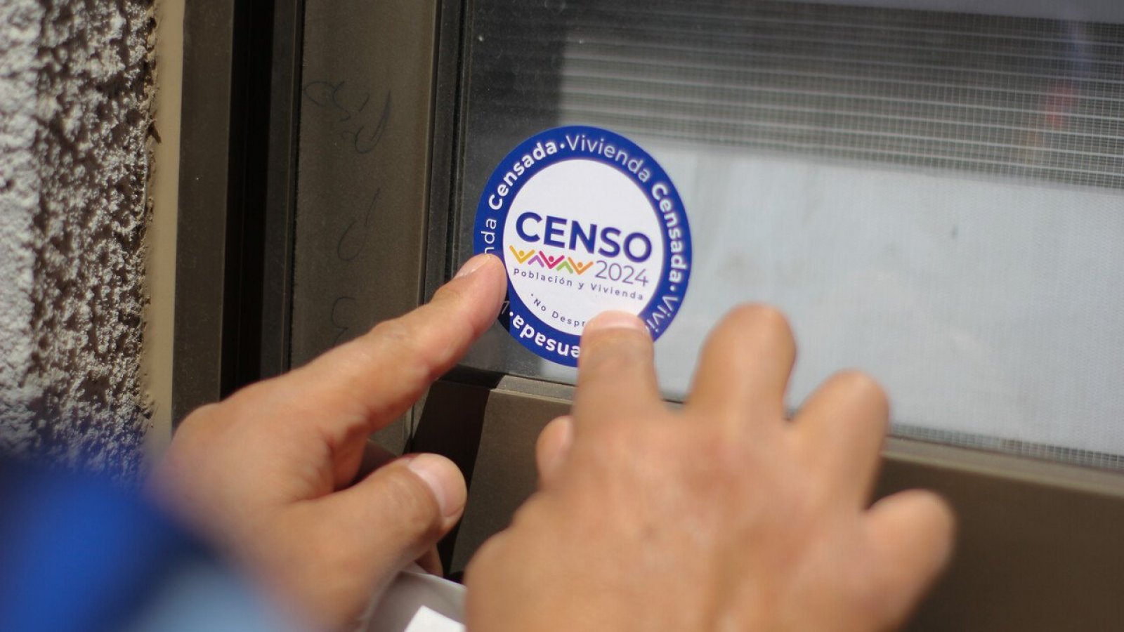 Sticker del Censo 2024. Censo 2024 cifras