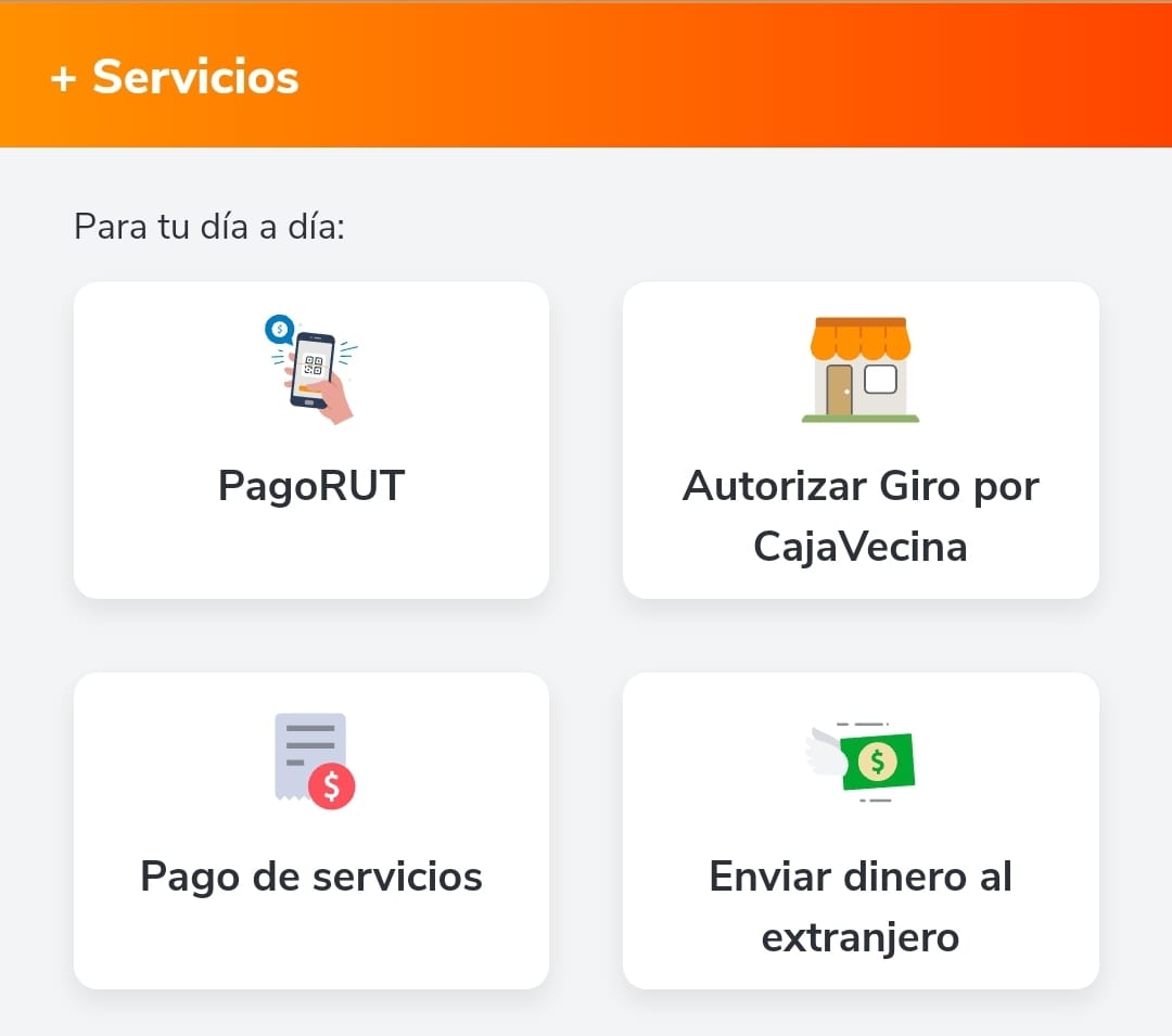 Pago de servicios en Banco Estado