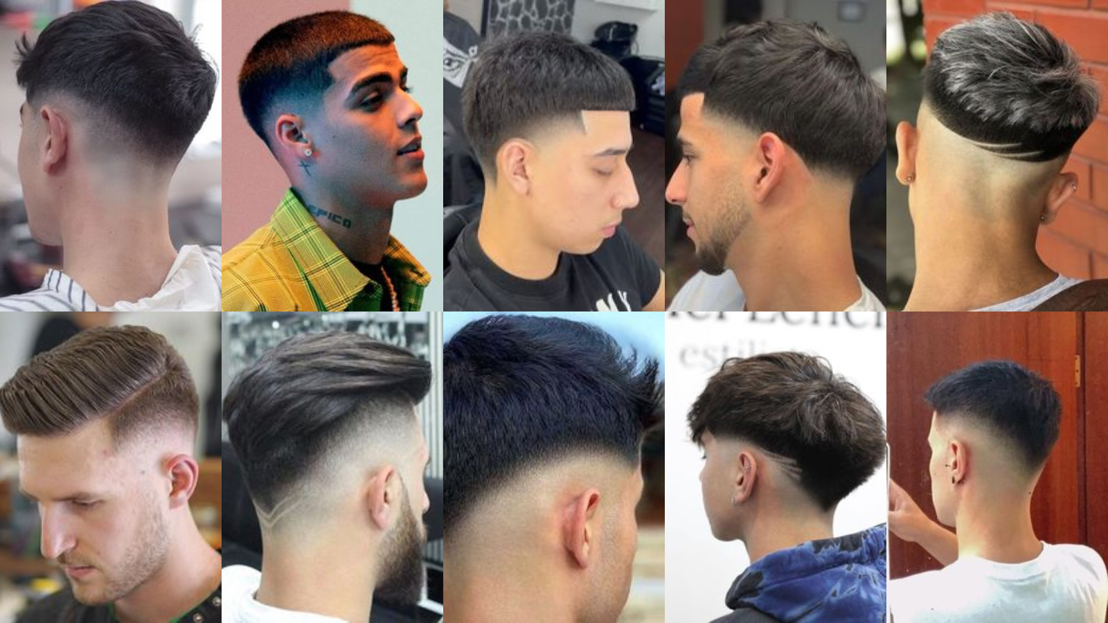 10 ideas de corte taper fade alto pelo liso