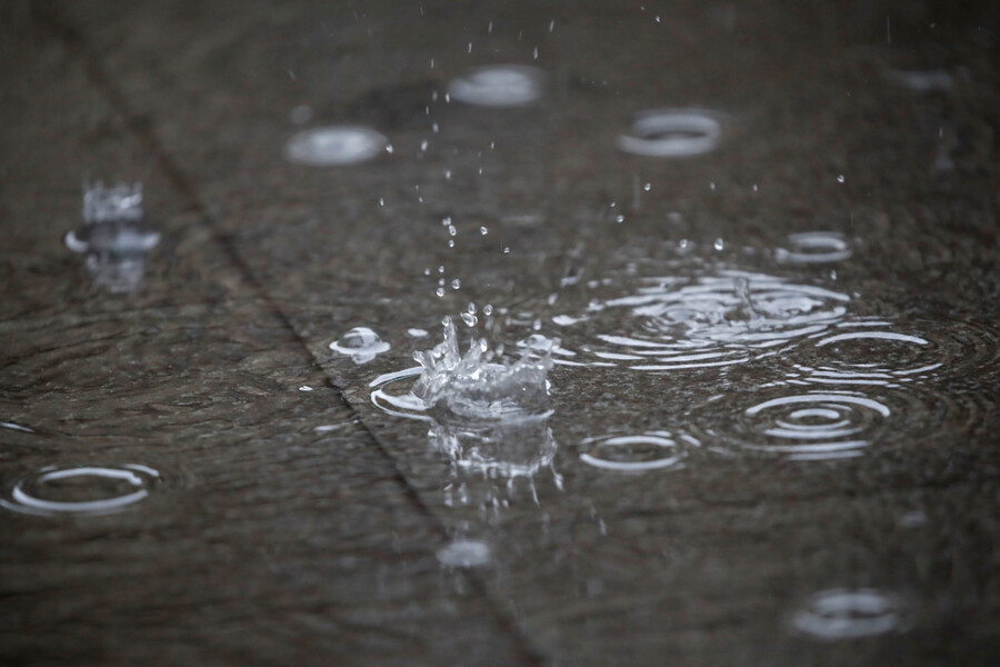 Lluvia en Santiago