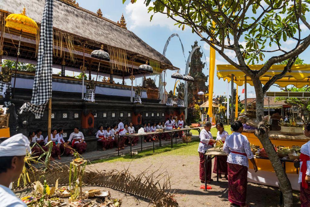 Un templo budista en Bali