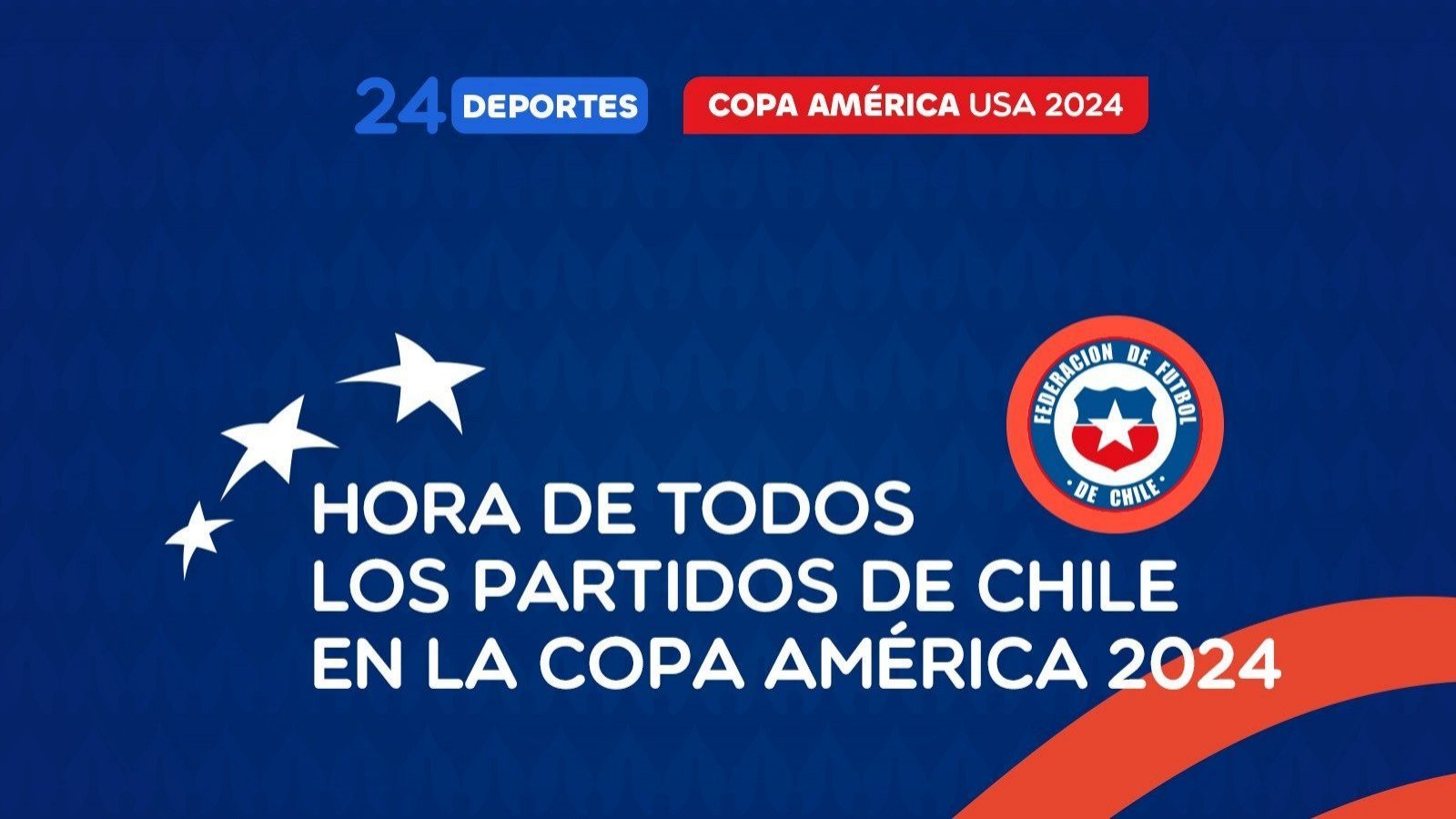 Hora de todos los partidos de Chile en Copa América 2024.