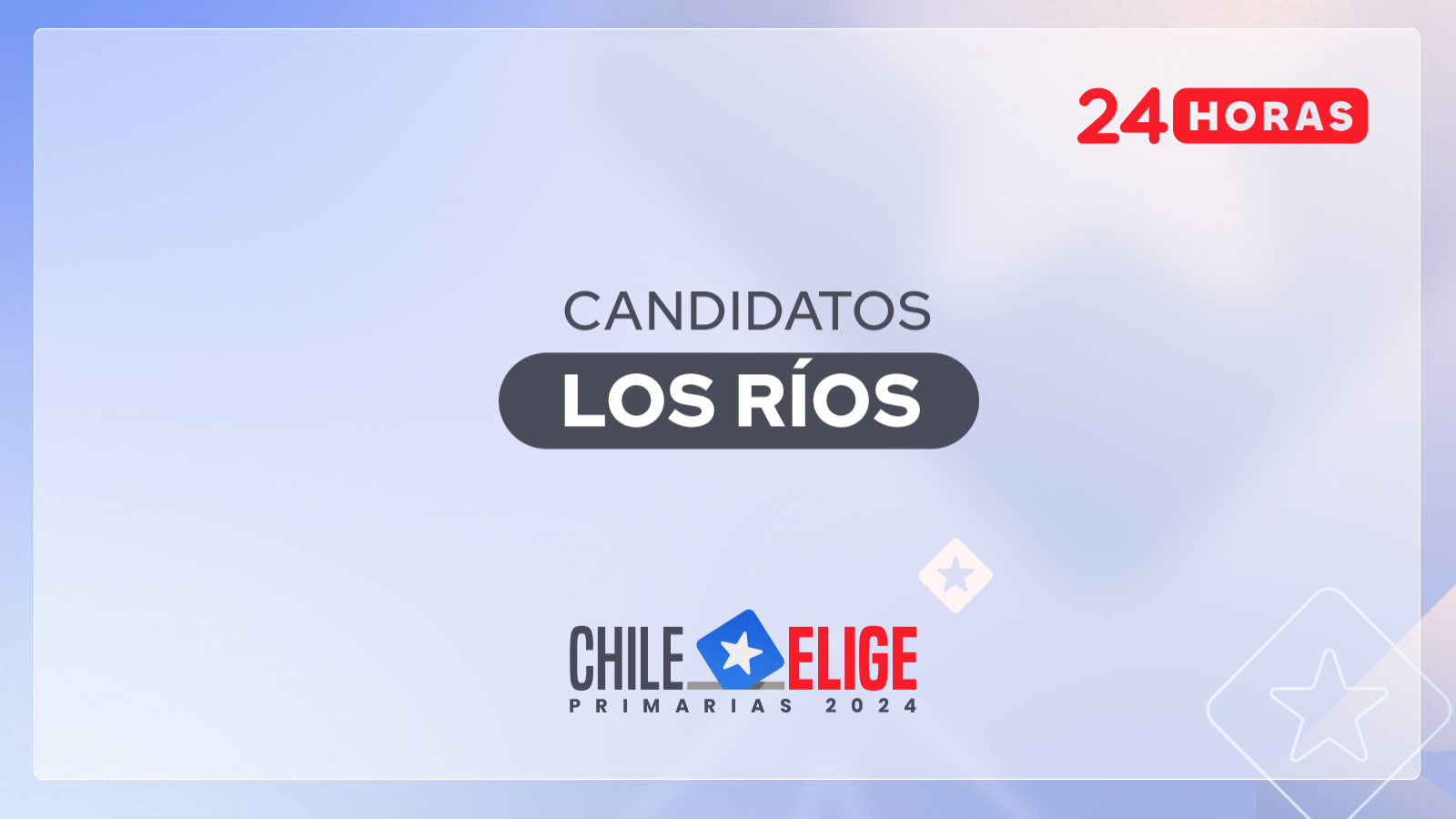 Candidatos región de Los Ríos en primarias 2024