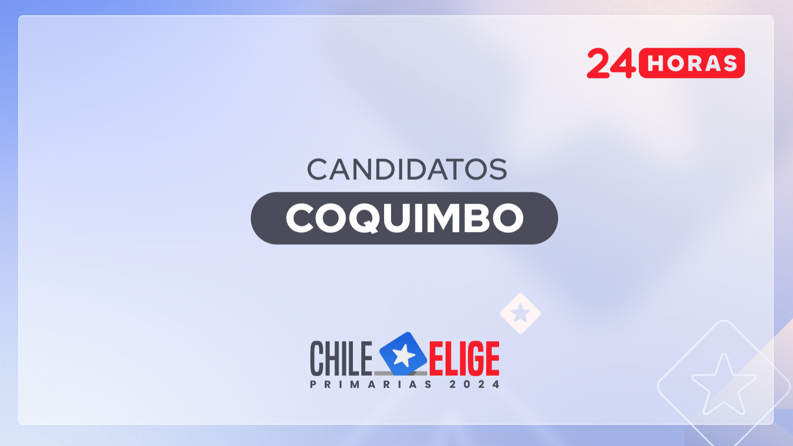 Candidatos región de Coquimbo en primarias 2024