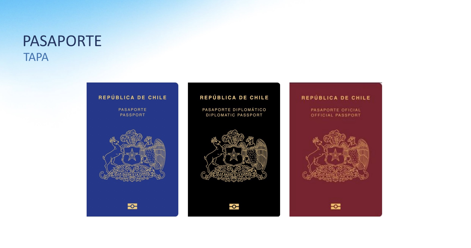 Nuevo pasaporte chileno