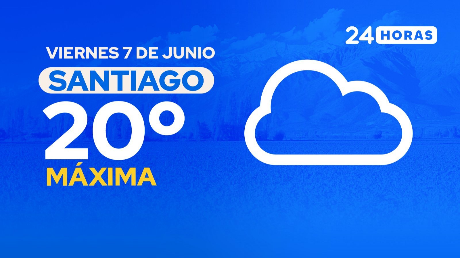 El tiempo en Santiago: viernes 7 de junio de 2024