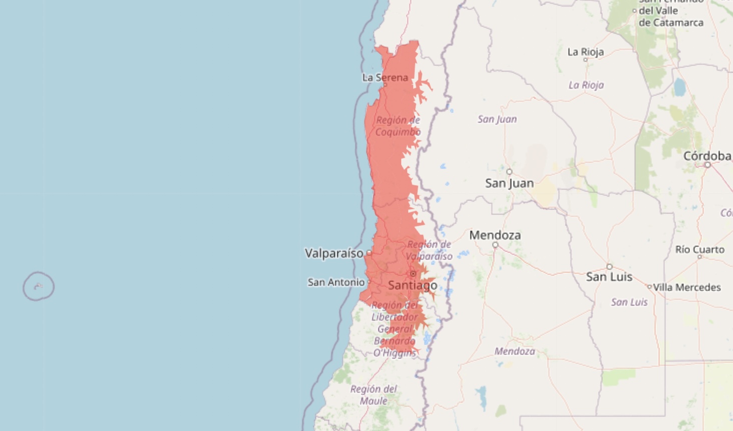 Alarma en Coquimbo y otras regiones