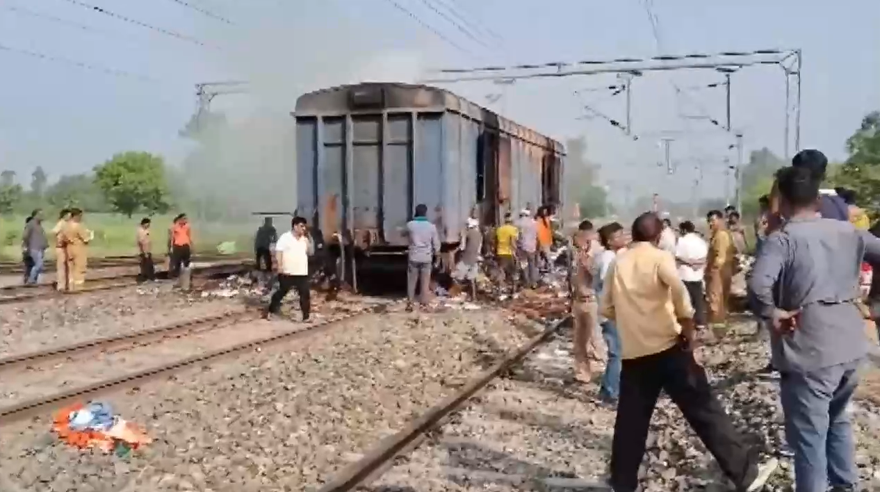 Choque de trenes en India