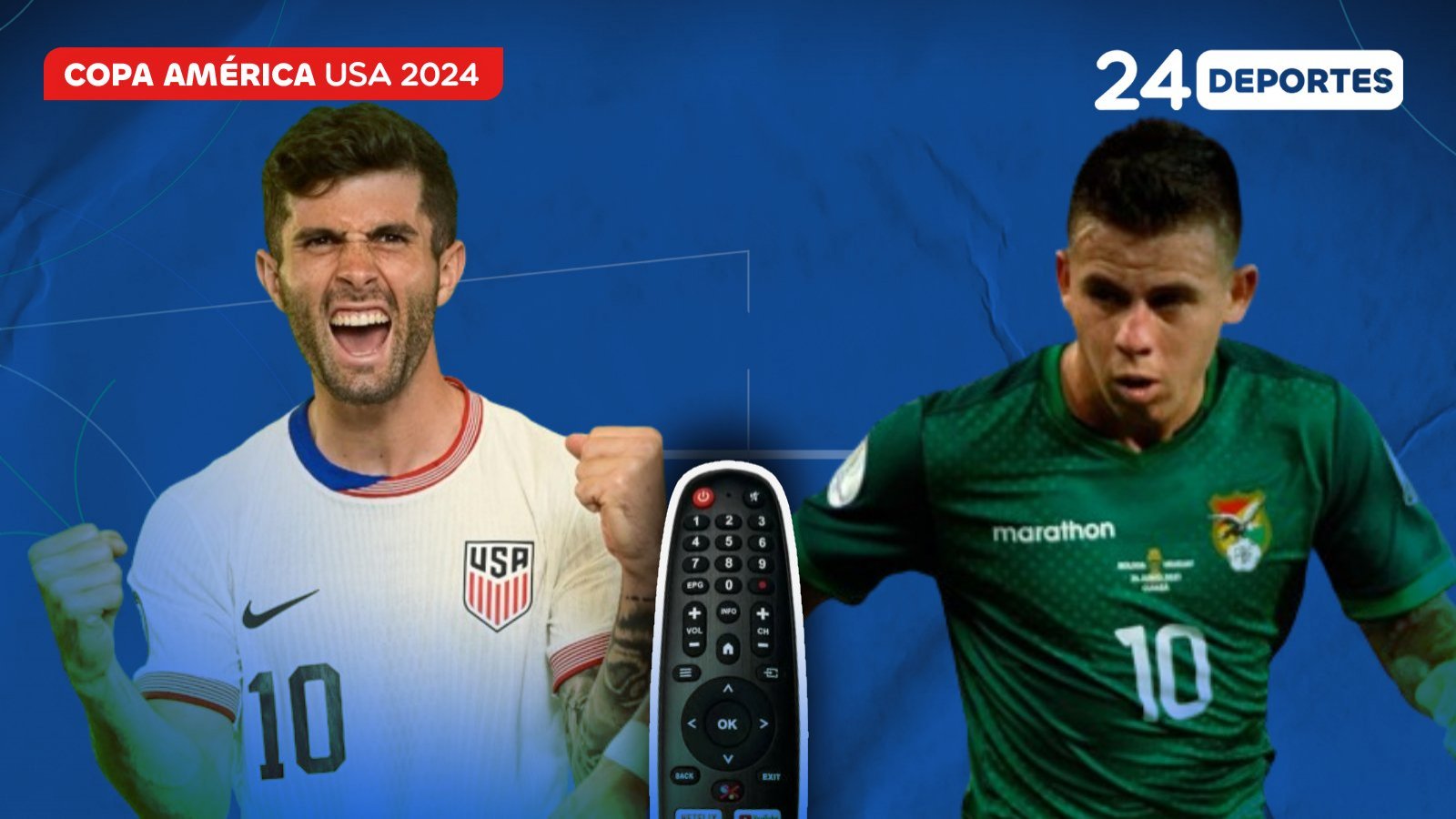 Dónde ver Estados Unidos vs Bolivia Copa América 2024
