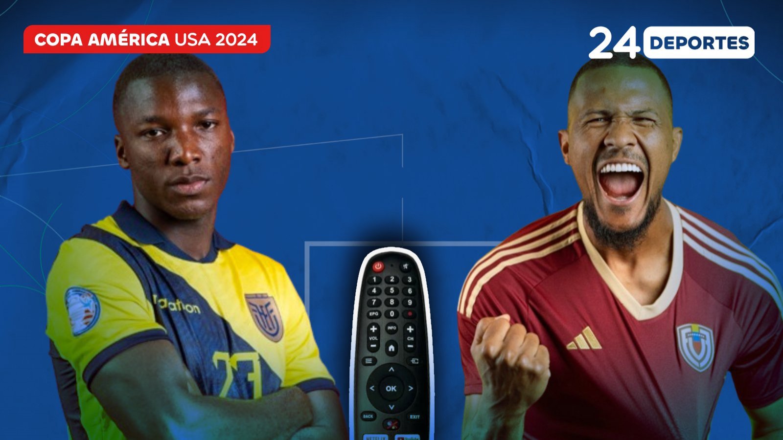 A qué hora juegan Ecuador vs Venezuela en Copa América 2024