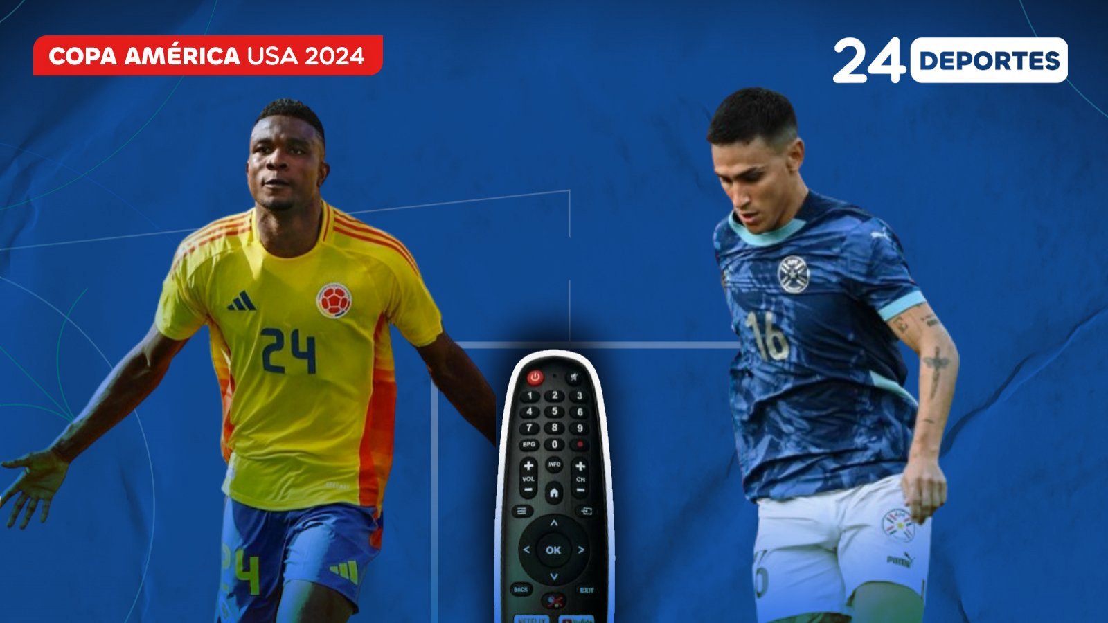 Dónde ver EN VIVO Colombia vs. Paraguay en Copa América 2024 24horas