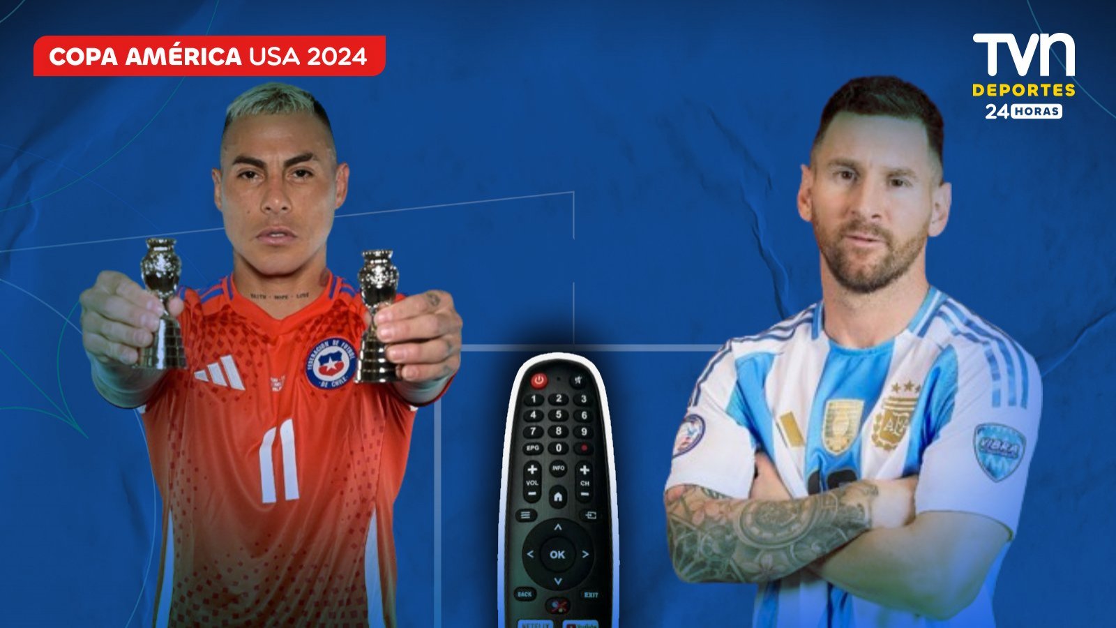 Chile vs Argentina en Copa América 2024