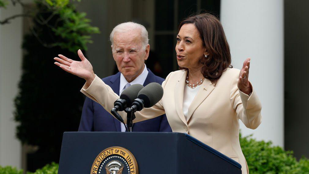 Kamala Harris y Joe Biden.