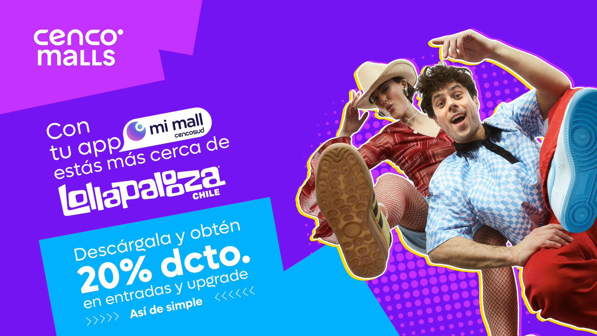 Lollapalooza Chile Cenco malls