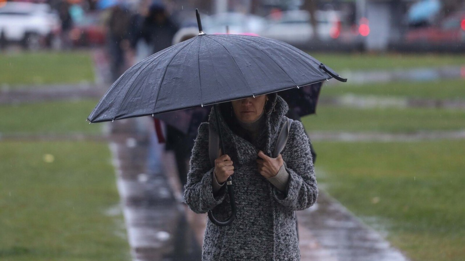 Lluvia en Santiago