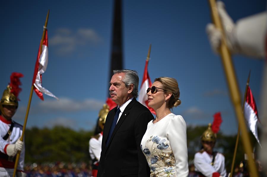 Fabiola Yáñez y Alberto Fernández