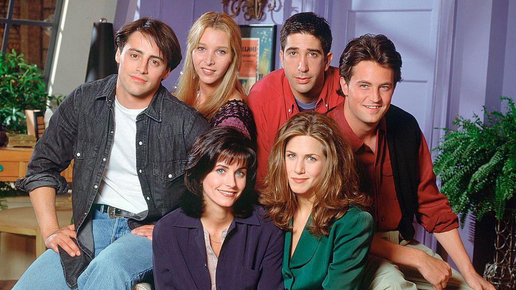 Los protagonistas de la serie "Friends"