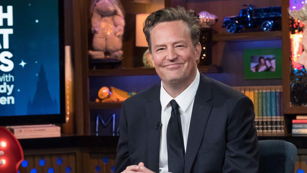 Matthew Perry en un programa de la televisión estadounidense.