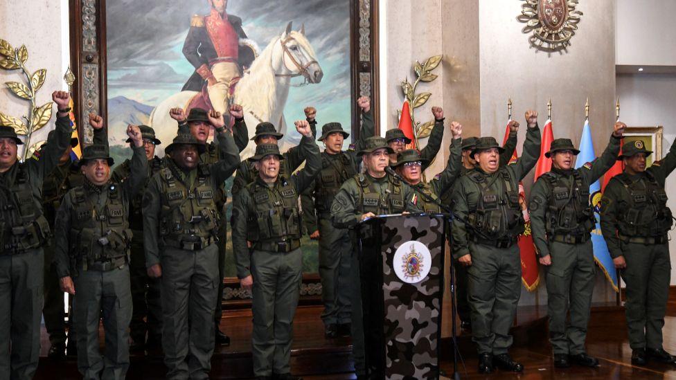 Líderes militares en Venezuela