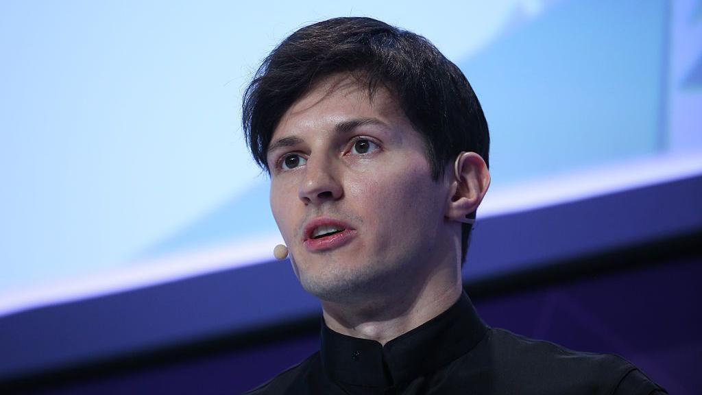 Pavel Durov durante una conferencia.