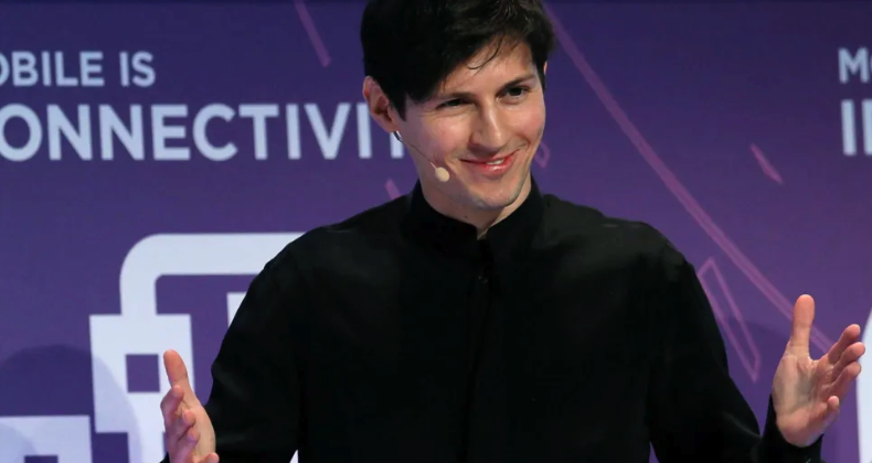 Pavel Durov en un conferencia 