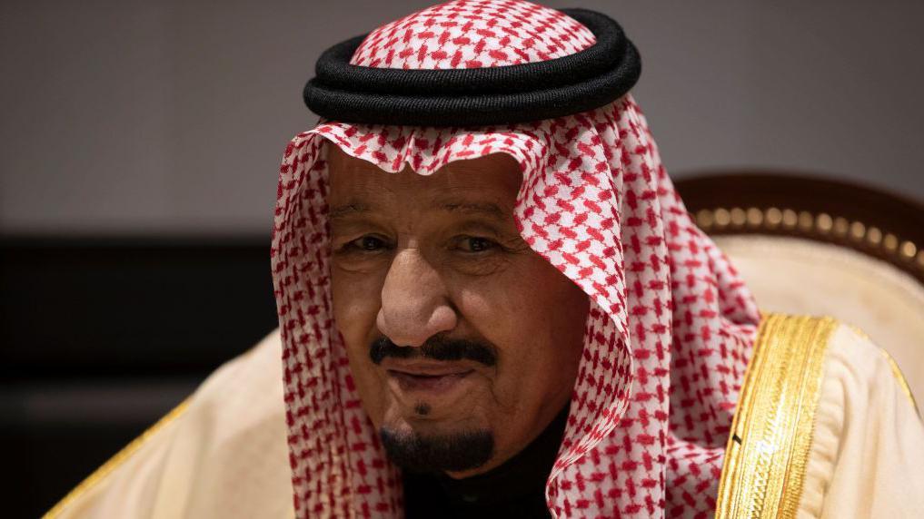 El rey Salman bin Abdulaziz, padre de MBS, en 2019.   