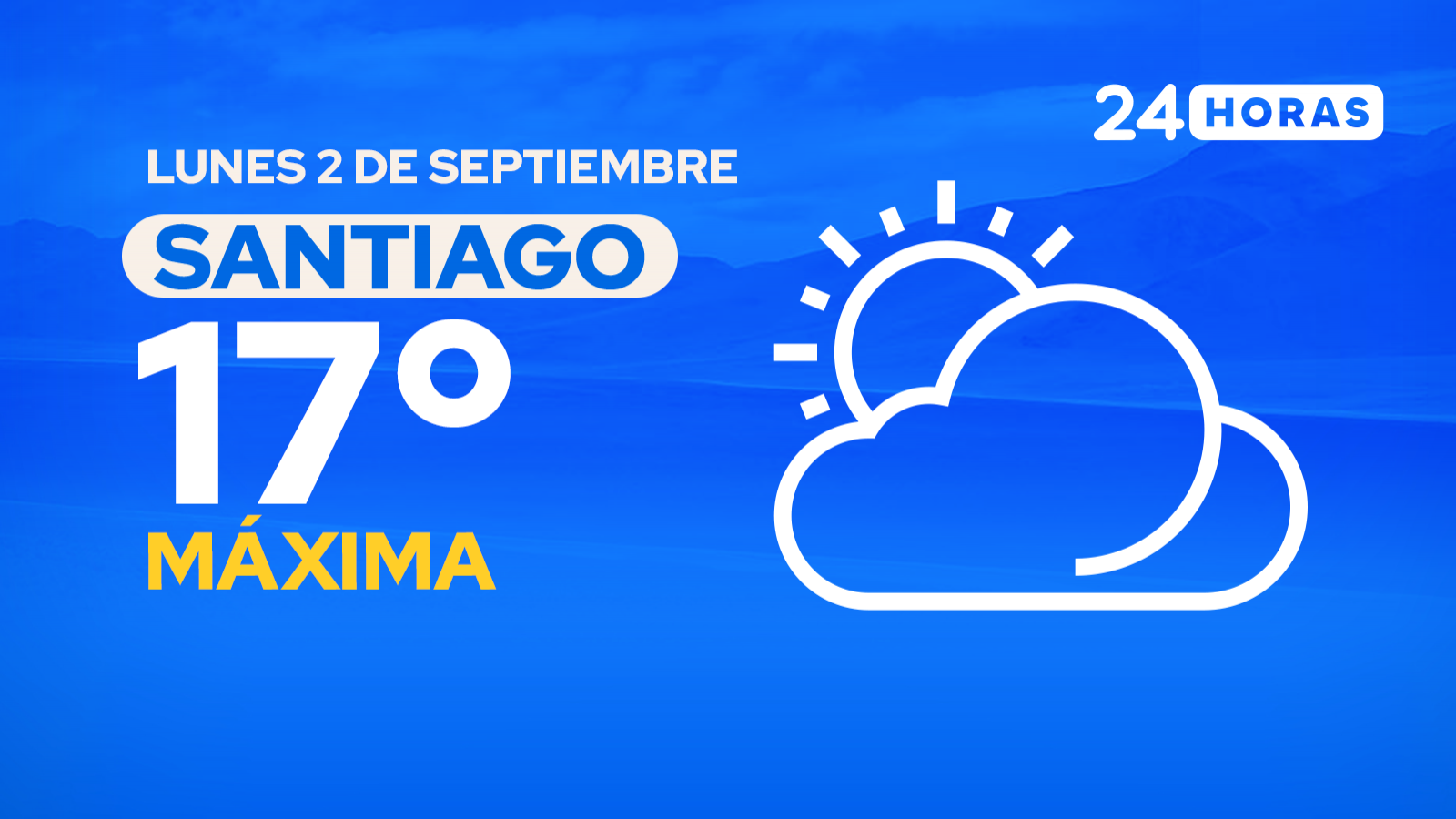 El tiempo en Santiago: lunes 2 de septiembre de 2024