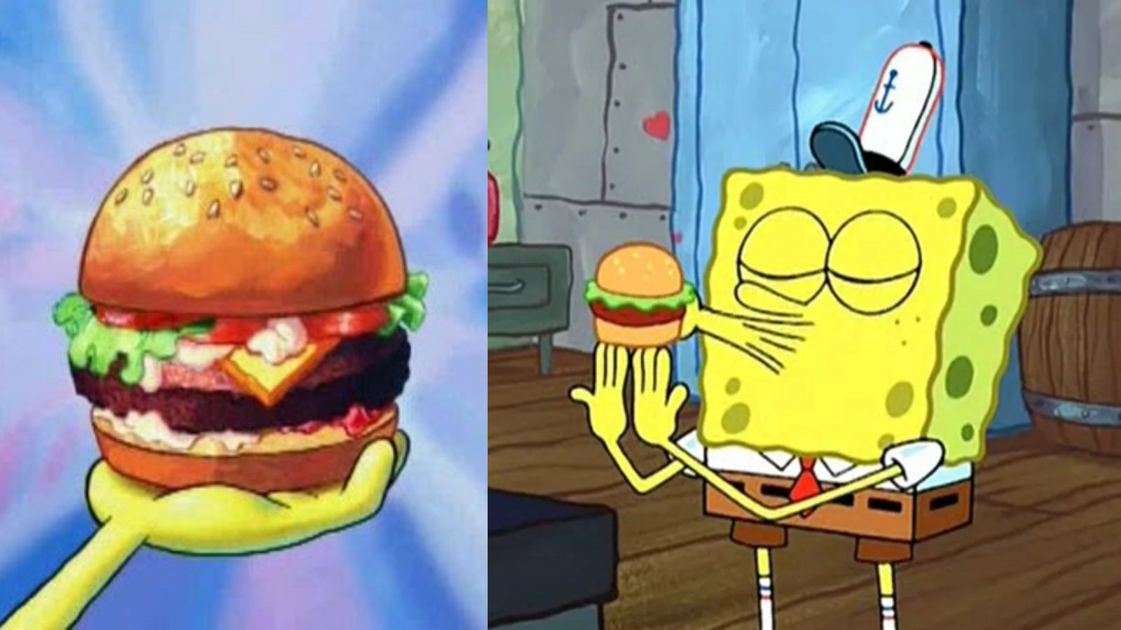 Cangreburger Bob Esponja.