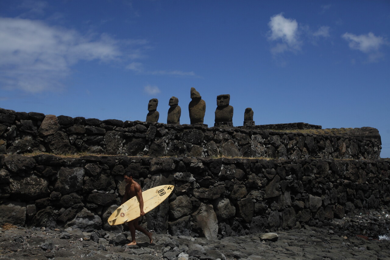 Moais en Rapa nui