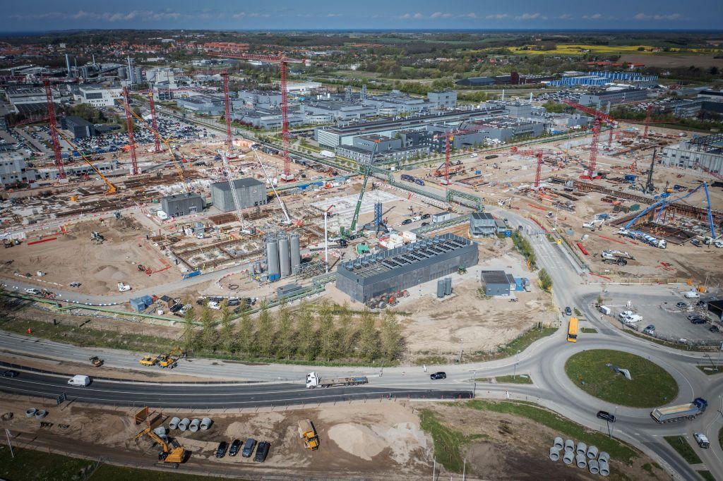 Las construcciones que se erigen en Kalundborg, Dinamarca, gracias a la inversión de Novo Nordisk