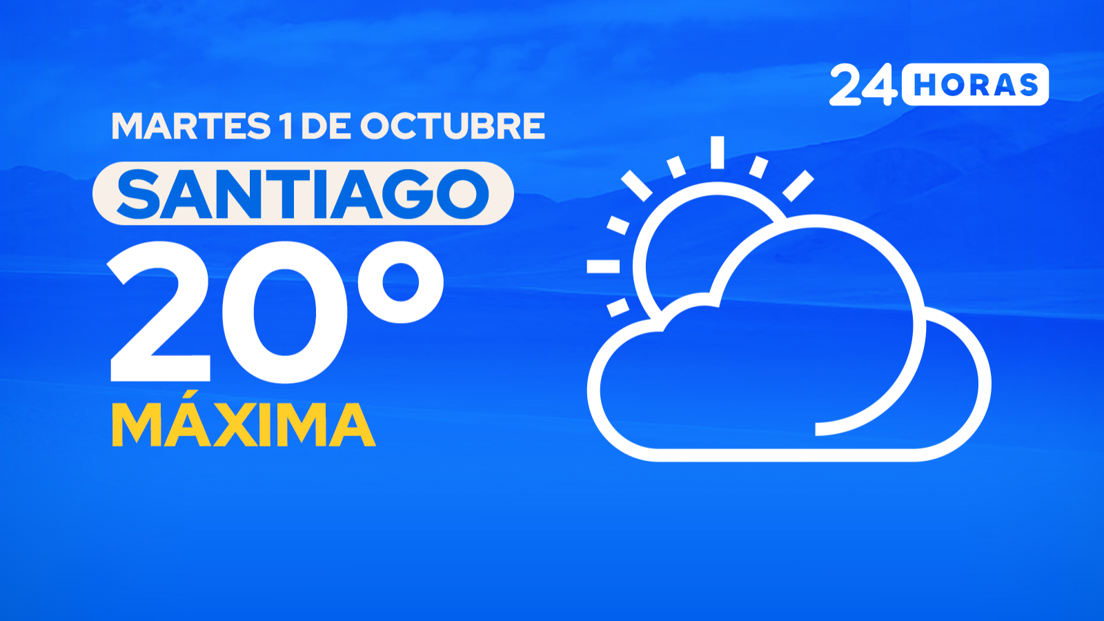 El tiempo en Santiago: martes 1 de octubre de 2024