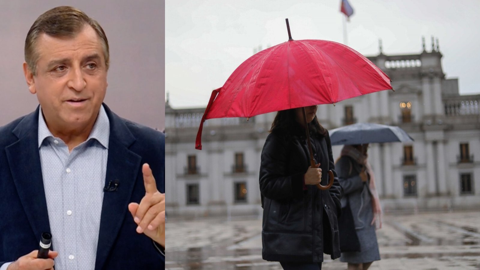 Lluvia en Santiago. Iván Torres