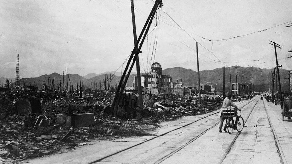 Hiroshima destruida tras la bomba