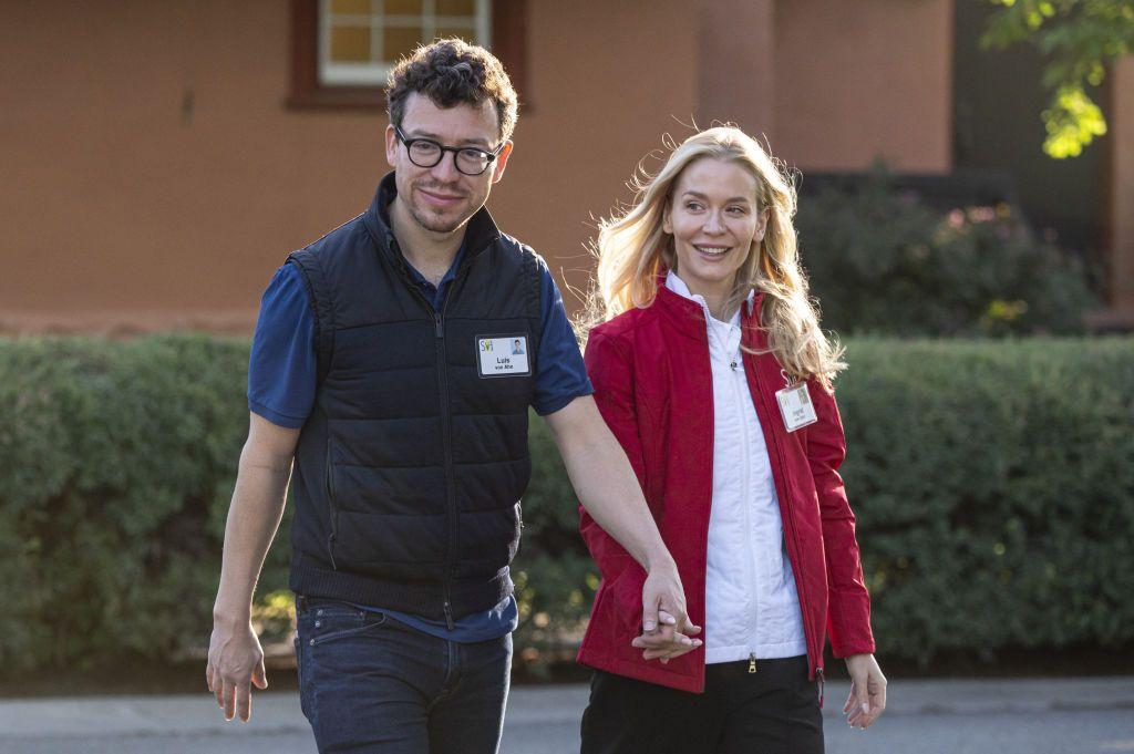 Luis von Ahn y su esposa Ingrid von Ahn 