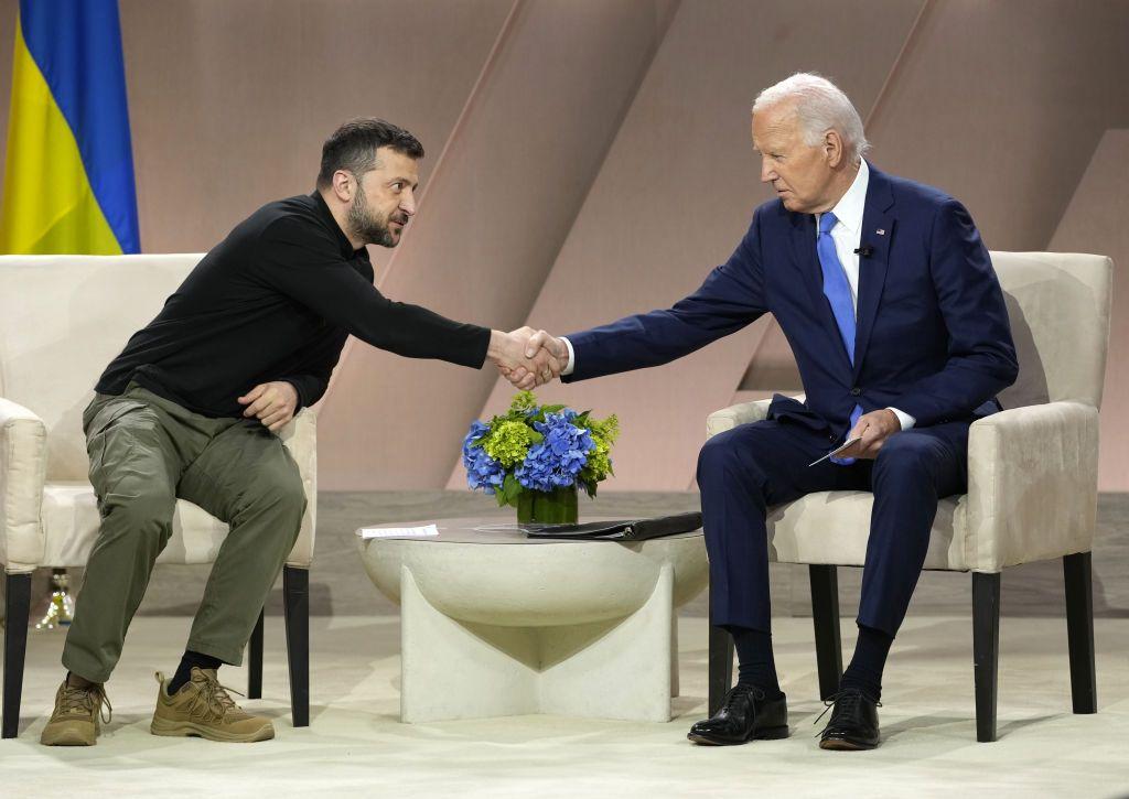 Zelensky y Biden