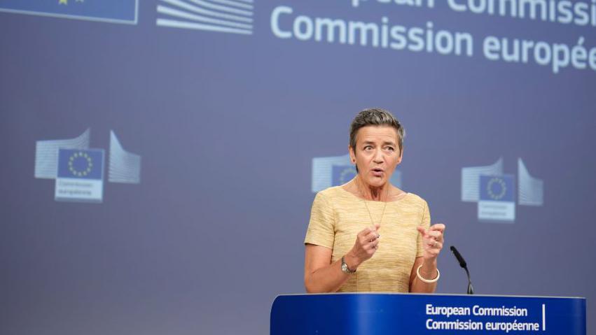 La vicepresidente ejecutiva de la Comisión Europea del programa Una Europa lista para la Era Digital Margrethe Vestager.