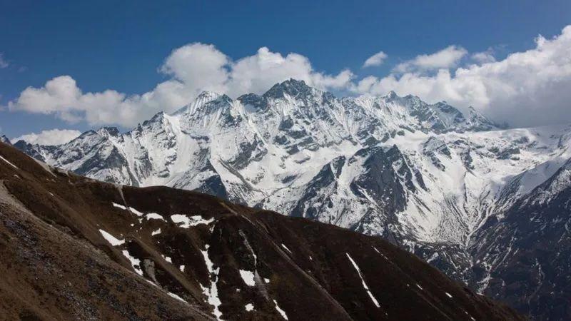 La montaña Langtang Lirung